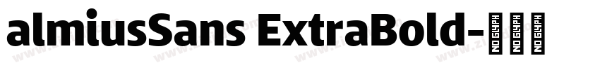 almiusSans ExtraBold字体转换